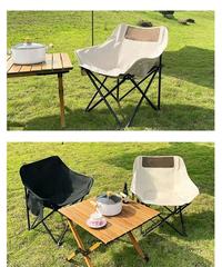 Gambar Outdoor Furniture Folding Moon Chairs Portable Field Beach Camping dari lamakera undefined 3 Tokopedia