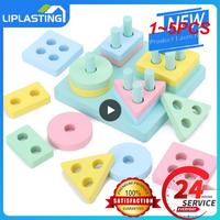 Gambar 1~5PCS Montessori Toys Baby 0 12 Months Wooden Baby Sensory Game Baby dari Fitzen undefined 1 Tokopedia