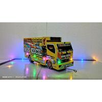 Gambar PROMO TRUK OLENG MINIATUR KAYU 30CM BISA OLENG FULL LAMPU +TERPAL COD dari TOKO MAINAN 888 undefined 2 Tokopedia