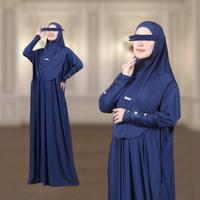 Gambar Abaya mecca One set Kerudung All Size Set Umroh Abaya Daily (Gamis Umroh Abaya Jersey Spandex Set Kerudung) Spandex Premium - SILVER dari RUMAH ATASAN BDG21 undefined 3 Tokopedia