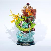 Gambar Pokemon Anime Figure Charizard Squirtle Bulbasaur Vulpix Scenes Special Effects Version Figurine Toys PVC Model  Action Figure dari Sartoriale undefined 5 Tokopedia