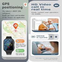 Gambar Smart Watch 4G Elderly Sos Fall Detection Heart Rate Healthcare Phone dari Rizki aka undefined 4 Tokopedia