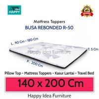 Gambar Happy Idea - Pillow Top Mattress Toppers 140 Cm Topper Kasur Busa Rebonded Kasur Lantai Travel Bed - 120 x 200 x 5Cm dari Happy Idea Furniture undefined 1 Tokopedia