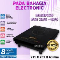 Gambar Kompor Listrik Induksi TOUCHSCREEN DENPOO DIC 200 - 800 Low Watt dari godblessyu undefined 1 Tokopedia
