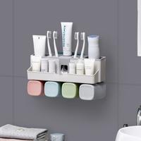 Gambar Bathroom Accessories Set Toothbrush Holder Automatic Toothpaste dari Ail stro undefined 3 Tokopedia