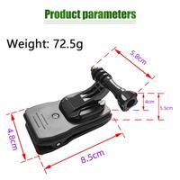 Gambar 360 Degree Rotary Hat Belt Backpack Clip Clamp Mount For Gopro Skiing dari yayarri undefined 2 Tokopedia