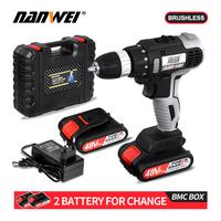 Gambar (IMPORT) Brushless drill NANWEI21V Electric Screwdriver Electric Drill lithium cordless drill Cordless Screwdriver Mini Drill Power Tools dari Onlinestored id undefined 5 Tokopedia