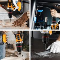 Gambar (IMPORT) 10mm Brushless Electric Drill Varlable Speed Cordless Drill Screwdriver 23 Torque Settings Power Tools For Makita 18V Battery dari Onlinestored id undefined 3 Tokopedia