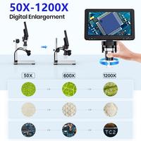 Gambar 7 Inch 1080P LCD Digital Microscope 50X-1200X Soldering Electronics dari Toko ordinary undefined 5 Tokopedia