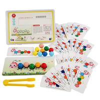 Gambar Wooden Clip Beads Games Montessori Toys Color Matching Parish dari Toko ordinary undefined 1 Tokopedia