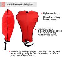 Gambar IMPORT Wholesale 70lbs Scuba Diving Lift Bag Dump Valve Inflatable Underwater Snorkeling High Visibility Reflective Safety Equipment dari Onlinestored id undefined 2 Tokopedia