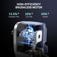 Gambar (IMPORT) SEESII 300N.m 1/2'' Brushless Right Angle Impact Wrench Electric Ratcheting Wrench Car Repair Power Tool for Makita 18v Battery dari Onlinestored id undefined 4 Tokopedia