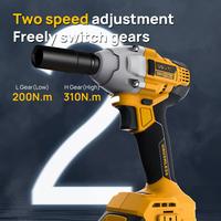 Gambar (IMPORT) DeLi  Brushless Cordless Lithium Wrench 20V  Lithium Electric Wind Cannon Stand Impact Charging Wrench Power Tool dari Onlinestored id undefined 5 Tokopedia