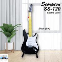 Gambar Scorpion SS120 Stratocaster Gitar Elektrik / SS 120 ORIGINAL - Black dari Bandung Music Gallery undefined 1 Tokopedia