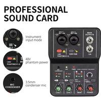 Gambar Q12 Podcast Equipment Bundle, USB Audio Interface Free Drive Mixer Streaming Audio Mixer 2 Channels For Recording Live Streaming dari ARdilesmana undefined 1 Tokopedia