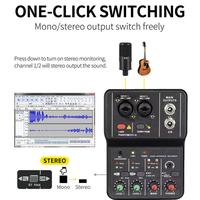 Gambar Q12 Podcast Equipment Bundle, USB Audio Interface Free Drive Mixer Streaming Audio Mixer 2 Channels For Recording Live Streaming dari ARdilesmana undefined 3 Tokopedia