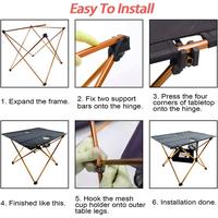 Gambar Outdoor Furniture Table Garden Table Camping Fishing Hiking Barbecue dari Aeria Storage undefined 4 Tokopedia