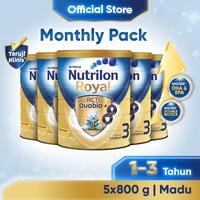Gambar DMS - 375 PAKET 5 - NUTRILON ROYAL 3 SUSU PERTUMBUHAN 1-3 THN MADU 800GR dari Dhimasadry undefined 1 Tokopedia