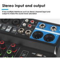 Gambar Audio Mixer 5-channel Sound Table Professional Mixer Computer Stage Recording USB Sound Card High Low Tone DJ Equipment dari Chraft Lenoathan undefined 5 Tokopedia