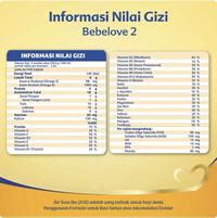 Gambar DMS - 372 BEBELOVE 2 FORMULA SUSU BAYI BUBUK 800G dari Dhimasadry undefined 2 Tokopedia