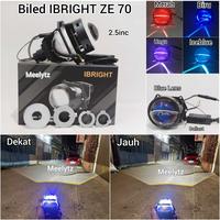 Gambar IBRIGHT ZE 70 - Projector Biled 2.5inc Blue Lens ibright ze 70 High Low Putih plus kipas pendingin Terlaris. dari DMR MEKANIK undefined 1 Tokopedia