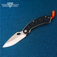 Gambar GradyFung Camping Folding Knife Stainless Steel Blade Tools for Outdoor EDC Survival Utility Pocket Self-defend Cutter Gear dari Lantian Use undefined 1 Tokopedia