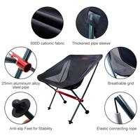 Gambar PACOONE Camping Fishing Folding Chair Tourist Beach Chaise Longue Chair for Relaxing Foldable Leisure Travel Furniture Picnic dari Rendistorew1 undefined 2 Tokopedia