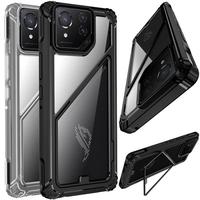 Gambar Case Asus Rog Phone 8 Rog 8 Pro Hybrid Stand Clear Shockproof Airbag Casing - SideBlack dari Garuda Accessories Phone undefined 1 Tokopedia