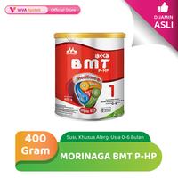 Gambar DMS - 288 MORINAGA BMT P-HP SUSU FORMULA KHUSUS ALERGI USIA 0-6 BULAN - 400GR dari Dhimasadry undefined 1 Tokopedia