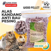 Gambar TERBARU !! WOOD PELLET ALAS KANDANG BEDDING LANDAK MINI SUGAR GLIDER - PASIR WANGI dari cailystore undefined 2 Tokopedia