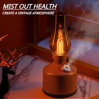 Gambar Retro Air Humidifiers Kerosene Lamp Time Humidifier Mute 260ML Essential Oils Diffuser Wireless Aroma Diffuser For Home Bedroom dari Lantian Use undefined 5 Tokopedia