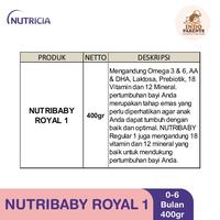 Gambar DMS - 740 NUTRIBABY ROYAL 1 400 GR SUSU BAYI NUTRICIA dari Dhimasadry undefined 3 Tokopedia