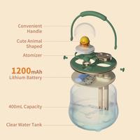 Gambar 400mL Double Spray Humidifiers with Warm White Light Cute Animal dari unicorn grove undefined 3 Tokopedia