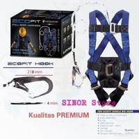Gambar Full Body Harness Single Big Hook ECOFIT Plus Tali Dada Safety Fall Protection Equipment dari Aldi Adriano undefined 3 Tokopedia