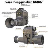Gambar GORLDE - Digital Night Vision Scope Monocular 200-400M Support Photo Video Recording Night Observation Boating Travel Infrared Camcorder Multiple Language for Outdoor Camping Huntings dari Aldi Adriano undefined 3 Tokopedia