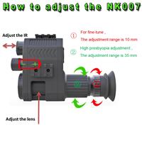 Gambar GORLDE - Digital Night Vision Scope Monocular 200-400M Support Photo Video Recording Night Observation Boating Travel Infrared Camcorder Multiple Language for Outdoor Camping Huntings dari Aldi Adriano undefined 5 Tokopedia