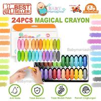 Gambar NEW PRODUCT MAGICAL CRAYON 24 PCS CRAYONS SET BAYI ANAK PEANUT YPLUS UK MUDAH DIHA TUTI FRUTY - Pastel isi12pcs dari Tuti Fruty undefined 1 Tokopedia