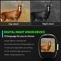 Gambar NVWK Outdoor Night Vision Device Infrared Optical Night Vision Monocular Device 10 Languages 5X Digital Zoom Photo Video Playback 500~1000M Full Dark Viewing Distance for Outdoor Hunt Boating dari Aldi Adriano undefined 2 Tokopedia