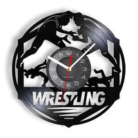 Gambar Wrestlers Grappling Freestyle Fight Martial Arts Wall Clock Watch Wrestling Combat Sports Vinyl Record Wall Clock Fighter Gift dari grosirbaju trkinii undefined 1 Tokopedia