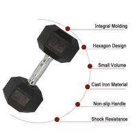 Gambar Best Seler Single Hex Dumbbell Exercise Workout Weight Loss Strong Building Strength Training Home Fitness Gym Equipment dari gadito_32 undefined 5 Tokopedia