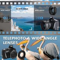 Gambar Digital Camera for Photography and Video 4K 48MP Vlogging Camera for dari Corey Store undefined 3 Tokopedia