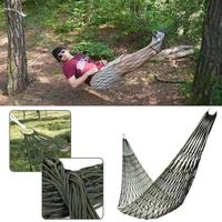 Gambar Outdoor Sleeping Hanging Bed Camping Hammock Bed Parachute Hammocks Survival Furniture Garden Picnic Rocking Chair Swing Mesh dari tongseng oseng seeng undefined 2 Tokopedia