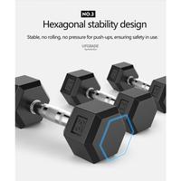 Gambar Best Seler Single Hex Dumbbell Exercise Workout Weight Loss Strong Building Strength Training Home Fitness Gym Equipment dari gadito_32 undefined 4 Tokopedia