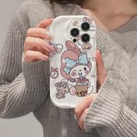 Gambar Sanrio Kuromi Melody Drink Phone Case For Xiaomi 11 12 POCO F4 M3 X3 X4 X5 NFC 5G 12LITE Redmi 10 12 9 9A  A1 K30 K40 K50 4G 5G dari GIANTI HS undefined 4 Tokopedia