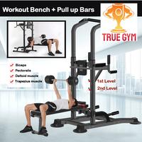 Gambar New BULKY Multi Functional Pull Up Bench Station Gym Equipment Indoor Pullup dari gadito_32 undefined 1 Tokopedia
