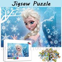 Gambar 35/300/500/1000 Pieces Disney Princess Elsa Puzzles Frozen Movies Jigsaw Puzzles Parent-Child Interactive Assembling Game Toys dari aryashoperf undefined 1 Tokopedia