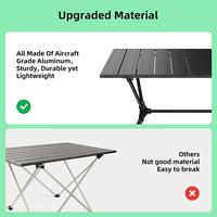 Gambar Aluminum Alloy Camping Portable Folding Table Picnic BBQ Outdoor Tables Furniture Retractable Travel Tourist Roll Table dari DARO DARTONO undefined 4 Tokopedia