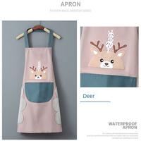Gambar Apron Waterproof Oilproof Can Wipe Hands Kitchen Work Clothes Home Cooking Cleaning Men and Women Universal Sleeveless Apron dari 04KURSILIPAT78 undefined 4 Tokopedia