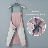 Gambar Apron Waterproof Oilproof Can Wipe Hands Kitchen Work Clothes Home Cooking Cleaning Men and Women Universal Sleeveless Apron dari 04KURSILIPAT78 undefined 3 Tokopedia