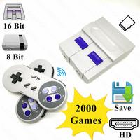 Gambar Konsol Game Video TV Retro Mini HD Nirkabel 2 In 1 untuk Snes untuk dari TOKO RUKI99 undefined 1 Tokopedia